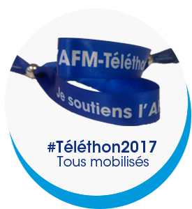 Téléthon 2017 : bracelets solidaires